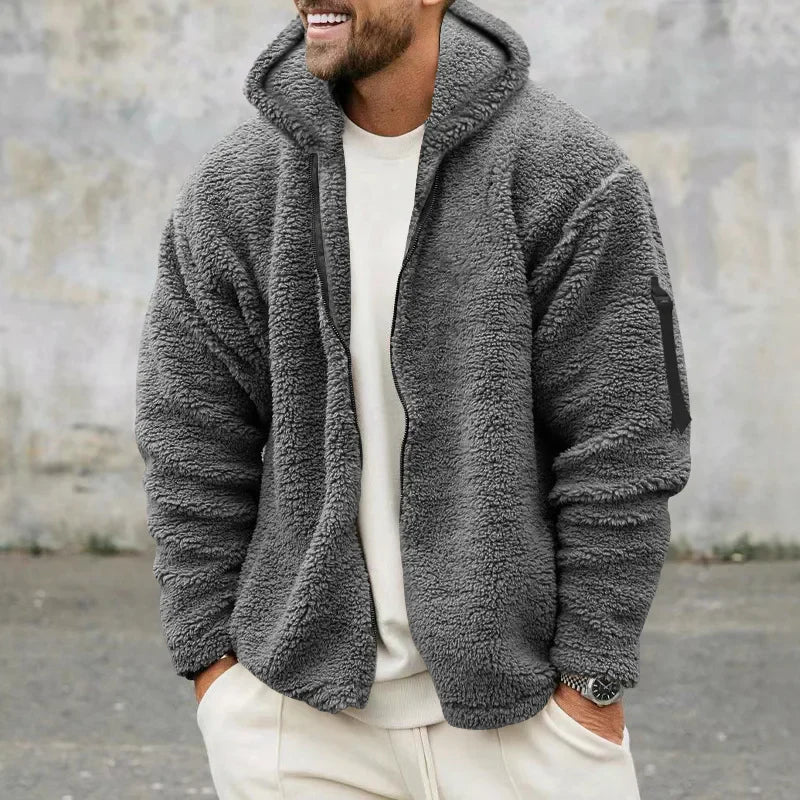 Gilet polaire double face décontracté et confortable